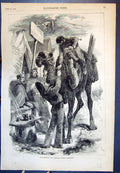 Old Print Jack'S Hospitality To A Travelling Tartar Balaclava Camel 1855 19th