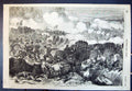 Old Print Inside The Malakhoff During Assault Basket Rocks Defences 1855 19th