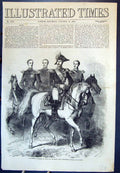 Old Antique Print Emperor Alexander Russia Grand Dukes Constantine 1855 19th