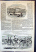 Antique Print Sanitarium Smyrna 12Th Lancers Eupatoria Reconnaissance 1855