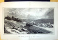 Antique Old Print Weald Surrey Birket Foster Reclining Figures Sheep Village