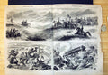 Old Print Damaged Plain Balaclava Taking Tchernya Riflemen Quarries 1855 19th