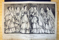 Antique Old Print Bridesmaids Gordon Montagu Seymour Butler Lennox Campbell