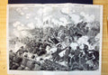 Antique Print Storming Malakhoff By The French Foot Siers Barricades 1855 19th