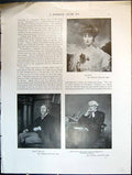 Antique Print J Seymour Lucas Lady Blois Alfred F Bird William G Rutherford