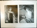 Antique Old Print J Seymour Lucas Mrs Graham Harris Hon Mrs Godfrey Williams