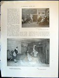 Antique Old Print J Seymour Lucas The Latest Scandal Eloped Groups Gentlemen