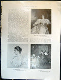Antique Old Print J Seymour Lucas Mrs Hd Moray Massey Beaumont The Amateur