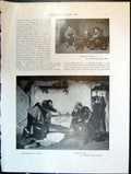 Antique Old Print J Seymour Lucas Drawing The Long Bow Disputed Stategy Fort