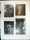 Original Old Antique Print J Seymour Lucas Hh Roberts A Harmsworth Sier Fortune