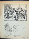 Old Print C1932 Important People Dowd-Brenda Spender Zoo Animals Monkeys 20th