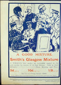 Original Old Antique Print Advertisement Smith'S Glasgow Mixture Tobacco
