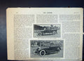 Old Antique Print Wolseley Motor Car Ireland Napier Cunard Torpedo Body