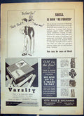 Old Print Varsity Lamber Butler Cigarettes Shell Camera Animals Fish Art