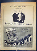 Antique Old Print Shell Capstan Navy Cut Cigarettes Children Zoo Raj Piari