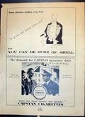 Antique Old Print Shell Capstan Cigarettes Advertisement Richard Bird Devon