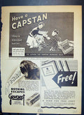Old Capstan Navy Cut Cigarettes Gevaert Jeyes Dog Book Sea Anemones