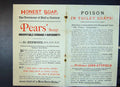 Old Advertisement Pears Toilet Soap Andrew Wilson Edinburgh Universit