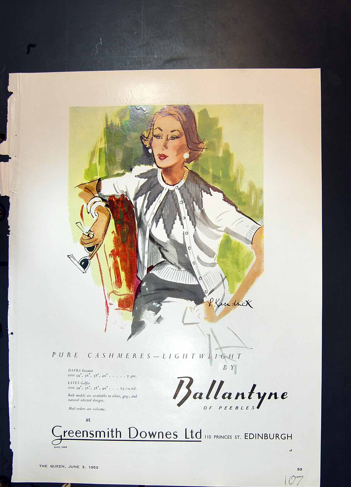 Old Ballantyne Peebles Cashmeres Greensmith Downes Jamal Hairdresser1
