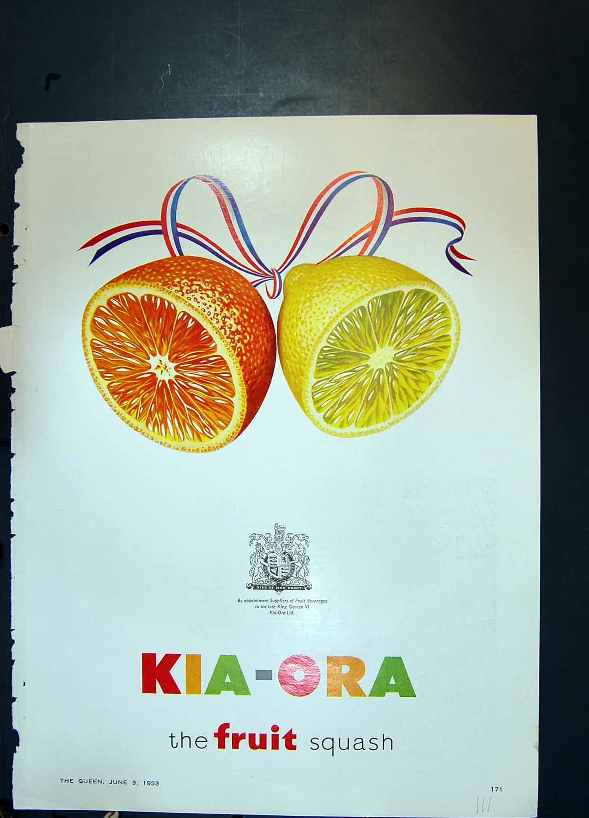 Old Kia-Ora Fruit Squash Ross'S Indian Tonic Water Wilsonian Knitwear