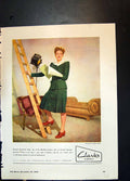 Old Print Clarks Shoes La Laine Knitting Wool Russell Bromley Shoes 1953 20th