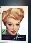 Antique Print Jamal Machineless Wave Hair Lotus Shoes Fashion Fantasia 1953