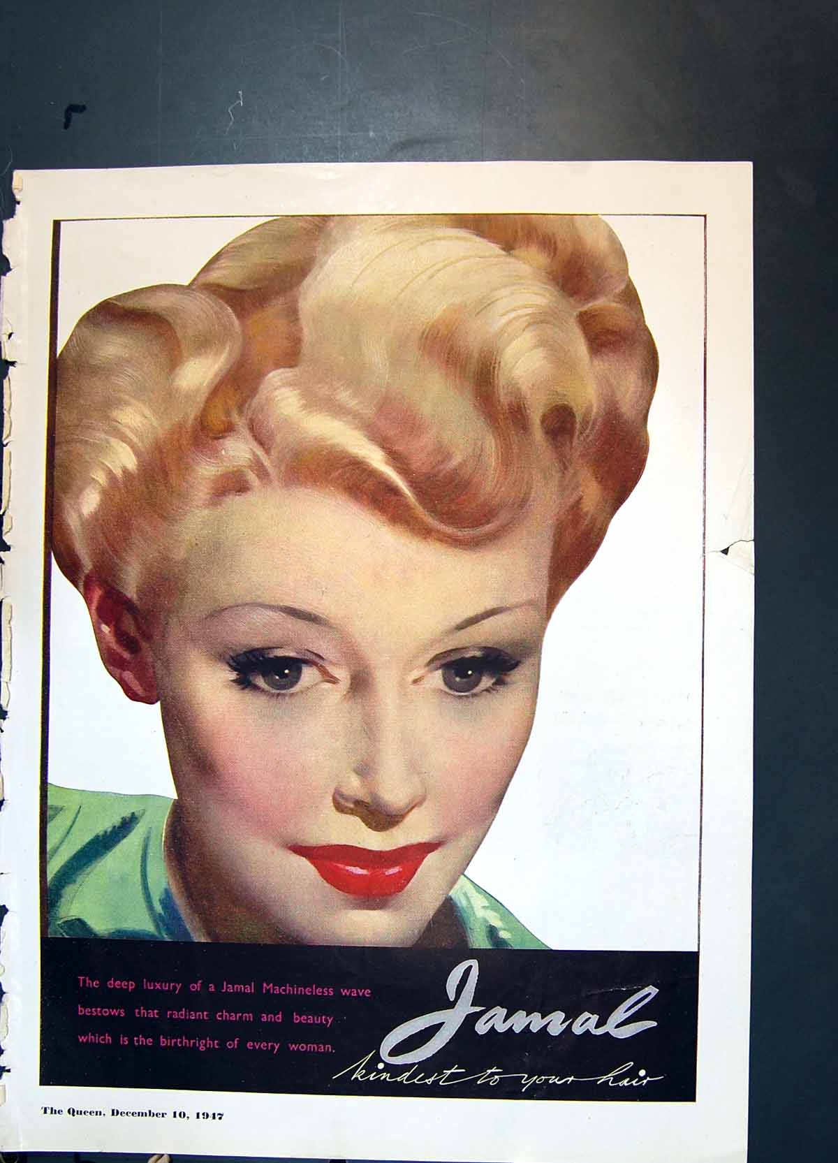 Antique Print Jamal Machineless Wave Hair Lotus Shoes Fashion Fantasia 1953