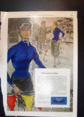 Antique Old Print Braemar Knitwear Sweater Twin Set Burberry Weatherpro1953