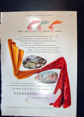 Old Print Sanderson Fabrics Wallpapers Gilt Chairs 1813 Throne Room 1953 19th