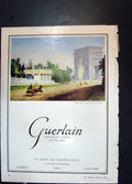 Old Vintage Print Guerlain Perfume Paris Pringle Scotland Sweaters 1953 20th
