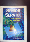 Antique Old Print Senior Service Best Cigarette Christmas Dry Martini 1962 20th