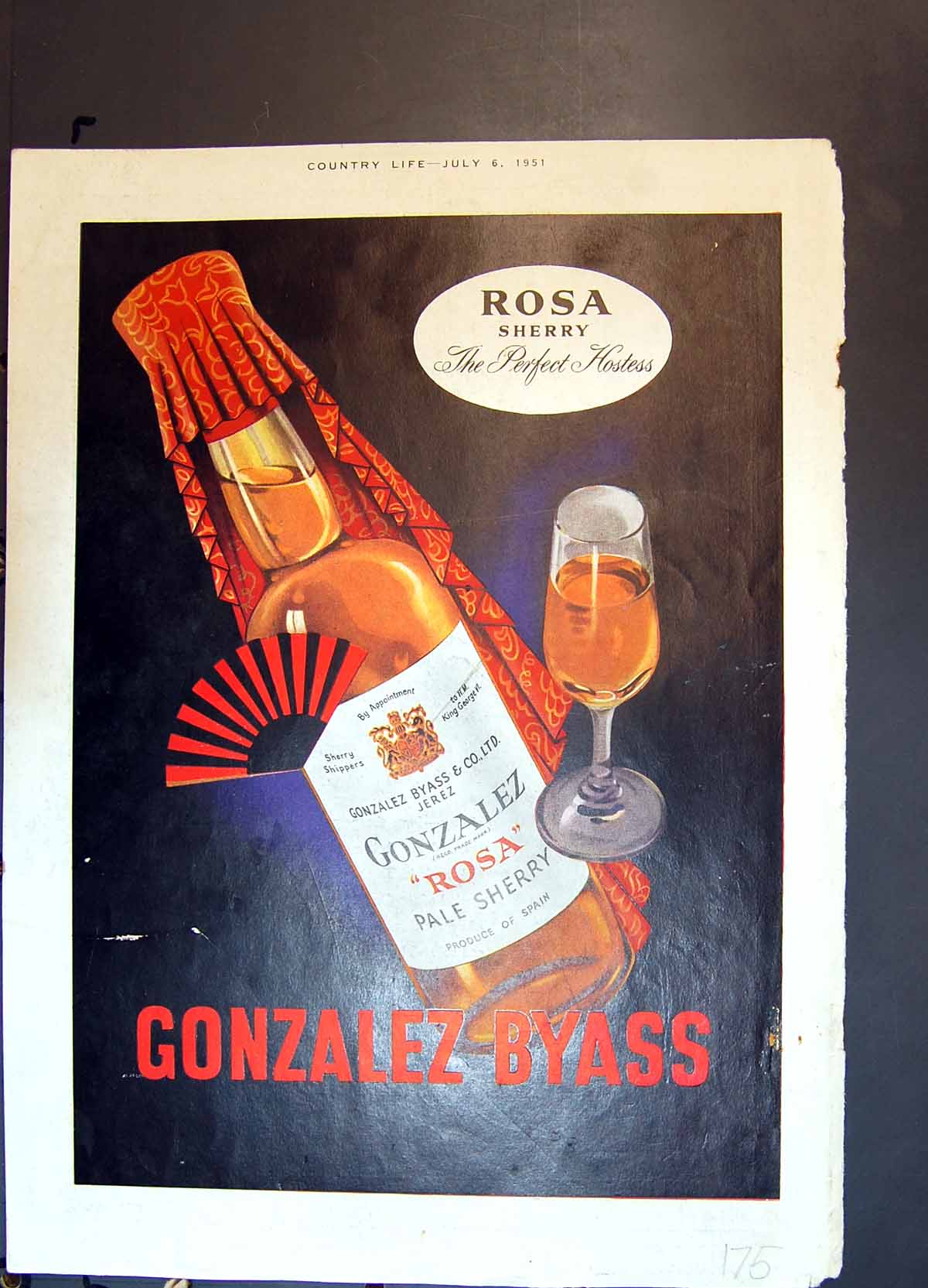 Old Rosa Sherry Gonzalez Byass Players Navy Cut Tobacco Cigarettes 19 20th