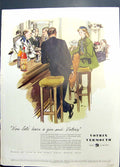 Old Vintage Print Votrix Vermouth Guinness Helps Make Life Brighter 1946 20th