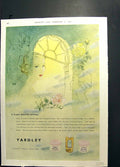 Original Old Vintage Print Yardley Cleansing Cream Skin Lotion Night Cream 1951