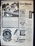 Original Old Antique Print 1901 Potter Drug Palm Cigarettes Carters Liver Pills