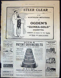 Antique Old Print 1901 Advertisement Ogdens Guinea GCigarettes Dick Greenhead