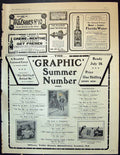 Old Print 1904 Graphic Watson'S Whisky Cräme Menthe Florida Water Murray 20th