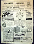 Antique Print Winslow Syrup 1897 Remington Typewriter Fisher Carters Pills 19th