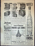 Old Drew Sons Rose'S Lime Juice Cordial Joshua Wine Brandy Humber 189 Victorian