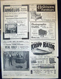Antique Old Print Kropp Razor Andersons GAngelus Piano Marshall Hewetson 1902