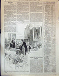 Antique Print 1893 Speech Day Wellington College Prince Wales Queens GMedal