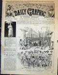 Antique Print 1892 Revolution Venezuela General Mora Legalistas Trincheras 19th