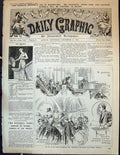Old Print 1891 Lord Lady Russell Matrimonial Suit Norman Rushworth Court 19th