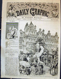 Old 1899 Unveiling Statue Lord Cranbrook Forster Victoria Embankment Victorian