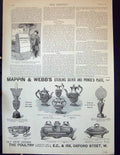 Antique Print 1891 Stone Memory Adjuant William Campbell Haven Mappin Webb 19th