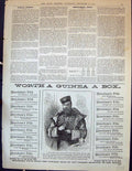 Original Old Antique Print 1891 Advertisement Beechams Pills Medicine Victorian