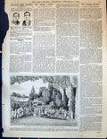 Old 1892 Tableaux Ballet Theatre Alhambra Walton Neville Conservative Victorian