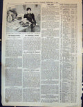 Original Old Antique Print 1892 Russian Famine Madame Novikf Claridges Hotel