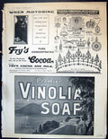 Antique Print 1904 Advertisement Fry'S Cocoa Diamon Merchants Vinolia Soap