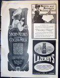 Antique Old Print 1905 Advertisement Savory Moore Milk Lazenby Paisley Flour